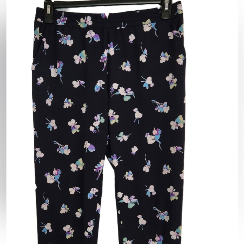 Chelsea 28 Soft Print Pants Navy Size M